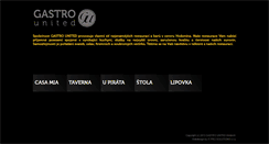 Desktop Screenshot of gastrounited.cz