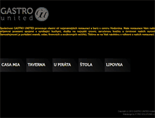Tablet Screenshot of gastrounited.cz